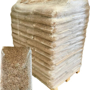 Eichenholzpellets 6 mm – 1020 kg (68 x 15 kg) – Premium Qualität